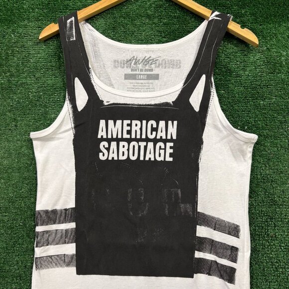 ASAP Rocky x AWGE American Sabotage BV Rolling Loud Tank Size Large - Picture 2 of 4